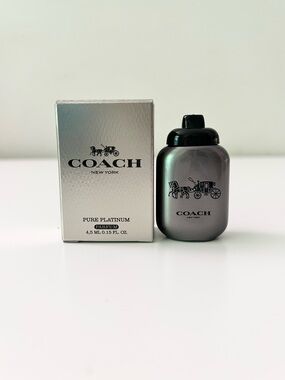 🌸COACH Pure Platinum Parfum Dabber Deluxe Mini 4.5 mL